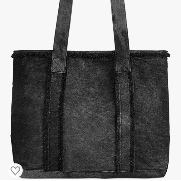 Twelve Nyc Handbags - BOGO TWELVE NYC black distressed denim large tote